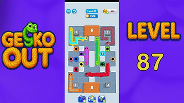 Gecko Out Level 87 Solution  | Step by Step Walkthrough
