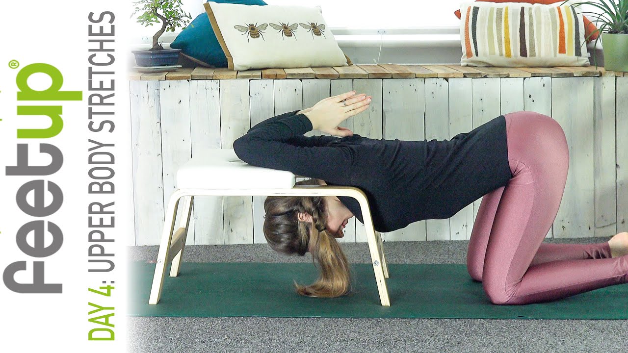 DAY 4 - 7 Day FeetUp® Challenge ♥ Upper Body Yoga Stretches ♥ YogaCandi