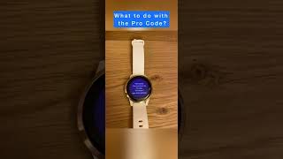 How to type in the Pro Code to unlock the watch face screenshot 5