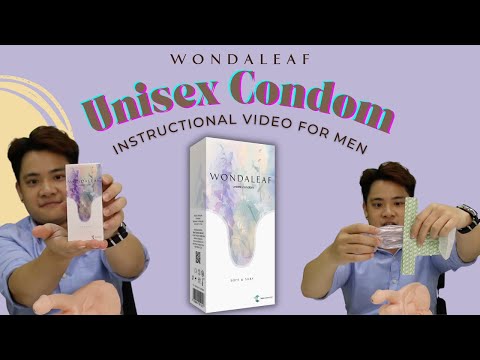 Wondaleaf Unisex Condom as an External Condom Instructional video