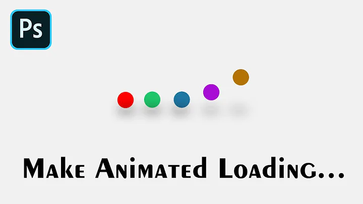 How to create loading animation in photoshop cc 2020