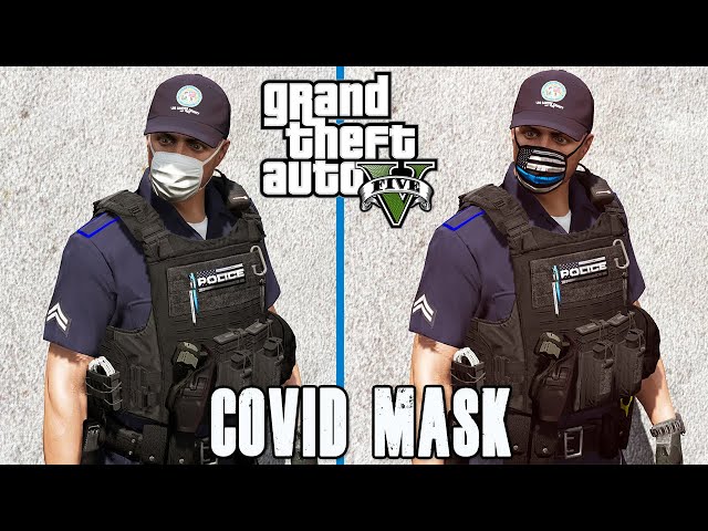 How to Install Surgical Mask / Thin Blue Line - GTA 5 LSPDFR - YouTube