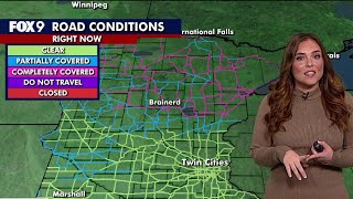 Travel Not Advised On Some Mn Roads Due To White-Out Conditions