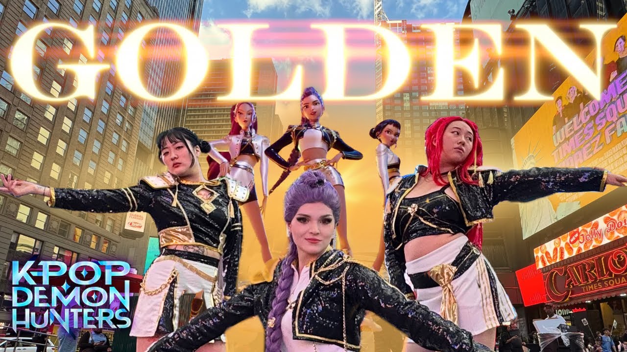 [KPOP IN PUBLIC NYC] HUNTR/X (헌트릭스) - Golden Kpop Demon Hunters Cosplay ...