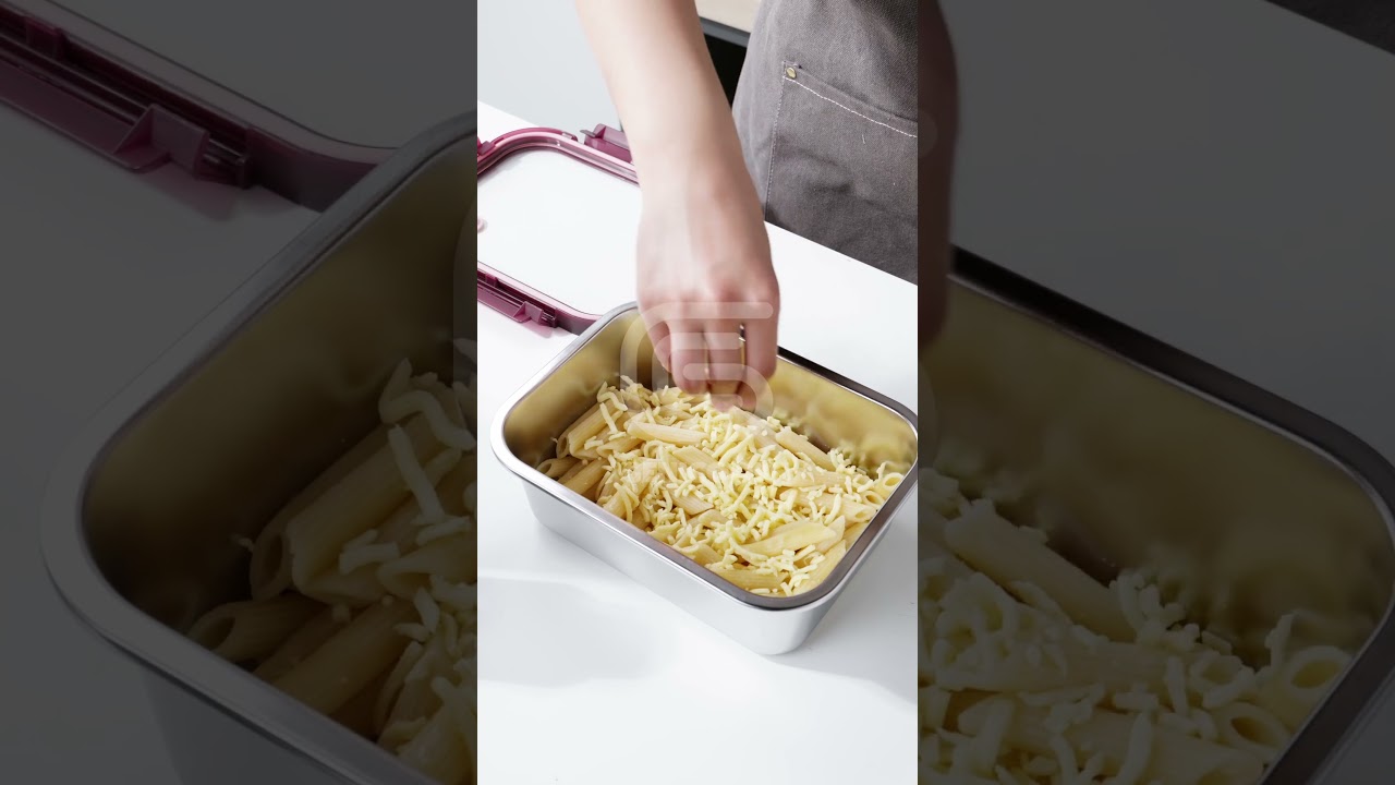 Genicook Microwaveable Stainless Steel Container Series