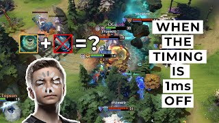 OG loses a HUGE teamfight because of Notail's Meteor Hammer + Naga ultimate