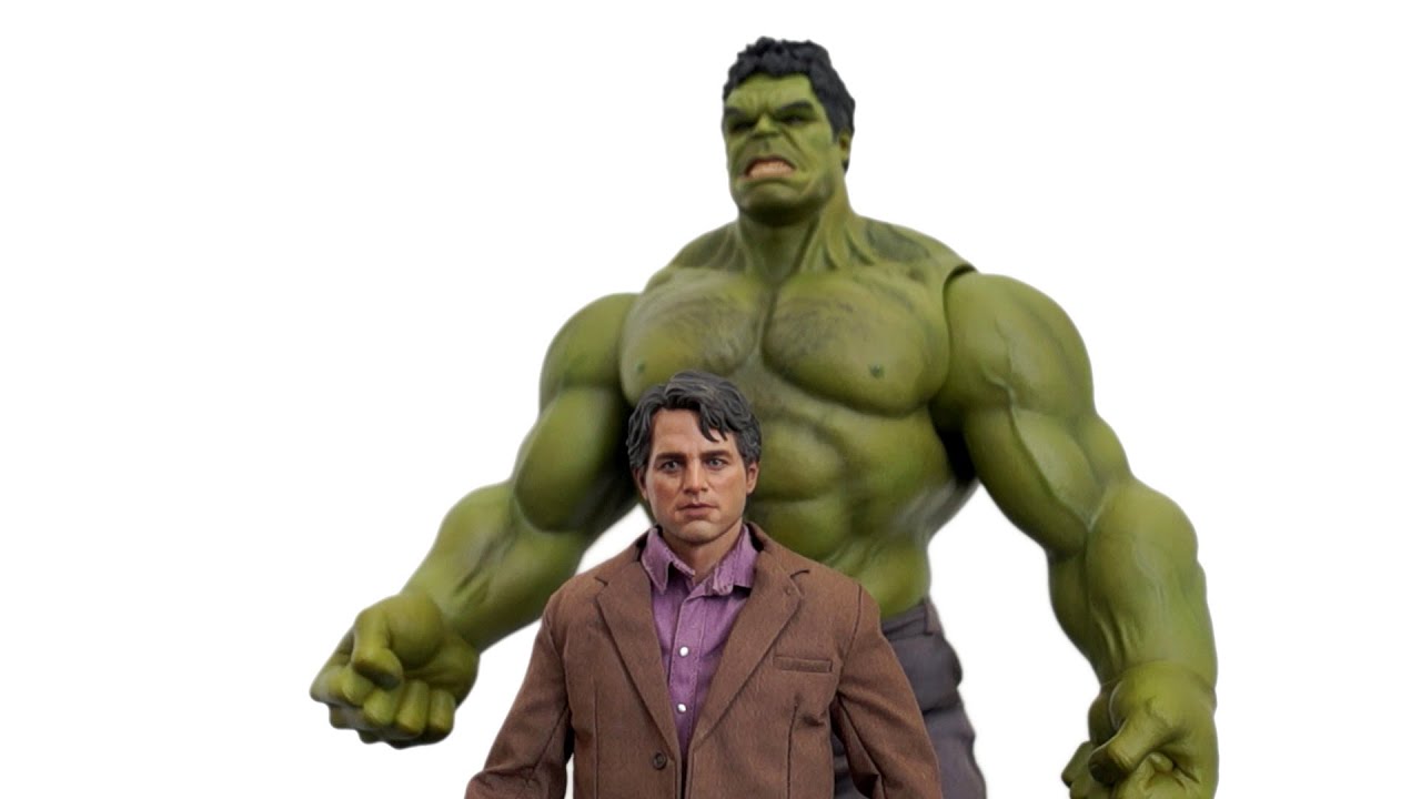 Hulk & Bruce Banner Hot Toys Sideshow Exclusive Set Unboxing & Review!!