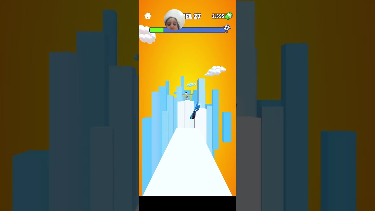 Playing sword game and shein