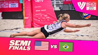 Hughes/Cheng vs. Carol/Barbara  Semi Final Highlights Doha 2024 #BeachProTour