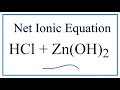 Zinc Hydroxide Reaction Concepts