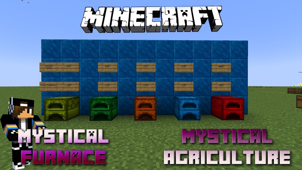 Mystical Furnace 🍎🪴🍋 Minecraft Mystical Agriculture Tutorial 🍎🪴🍋 ...