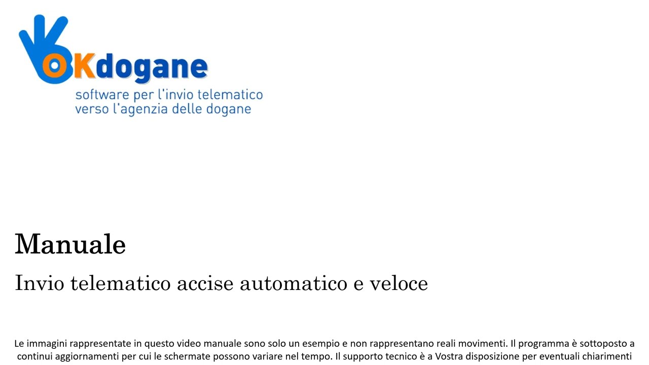 Invio telematico rapido con firma e verifica eseguita da okDogane