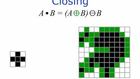 Closing - binary image