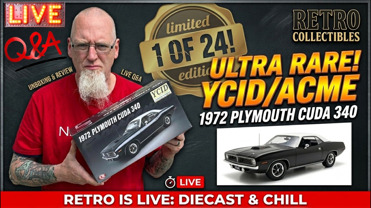 RARE 1 of 24! Unboxing the Ultra-Exclusive YCID 1972 Plymouth Cuda 
