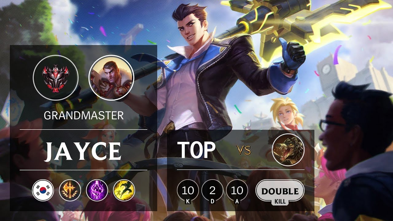 Jayce Top vs Renekton - KR Grandmaster Patch 9.18