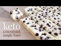 Keto Coconut Magic Bars