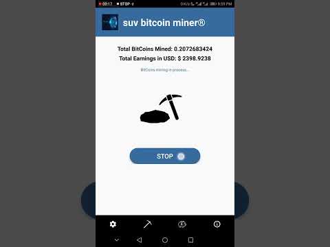 SUV BITCOIN MINER app make 0.5 BTC daily