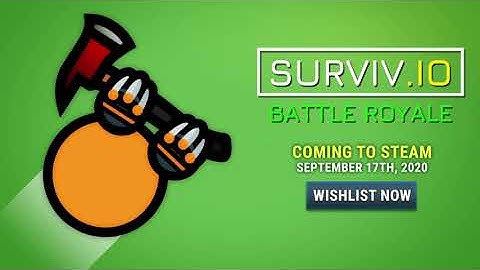 Surviv.io: Coming to Steam September 24, 2020.