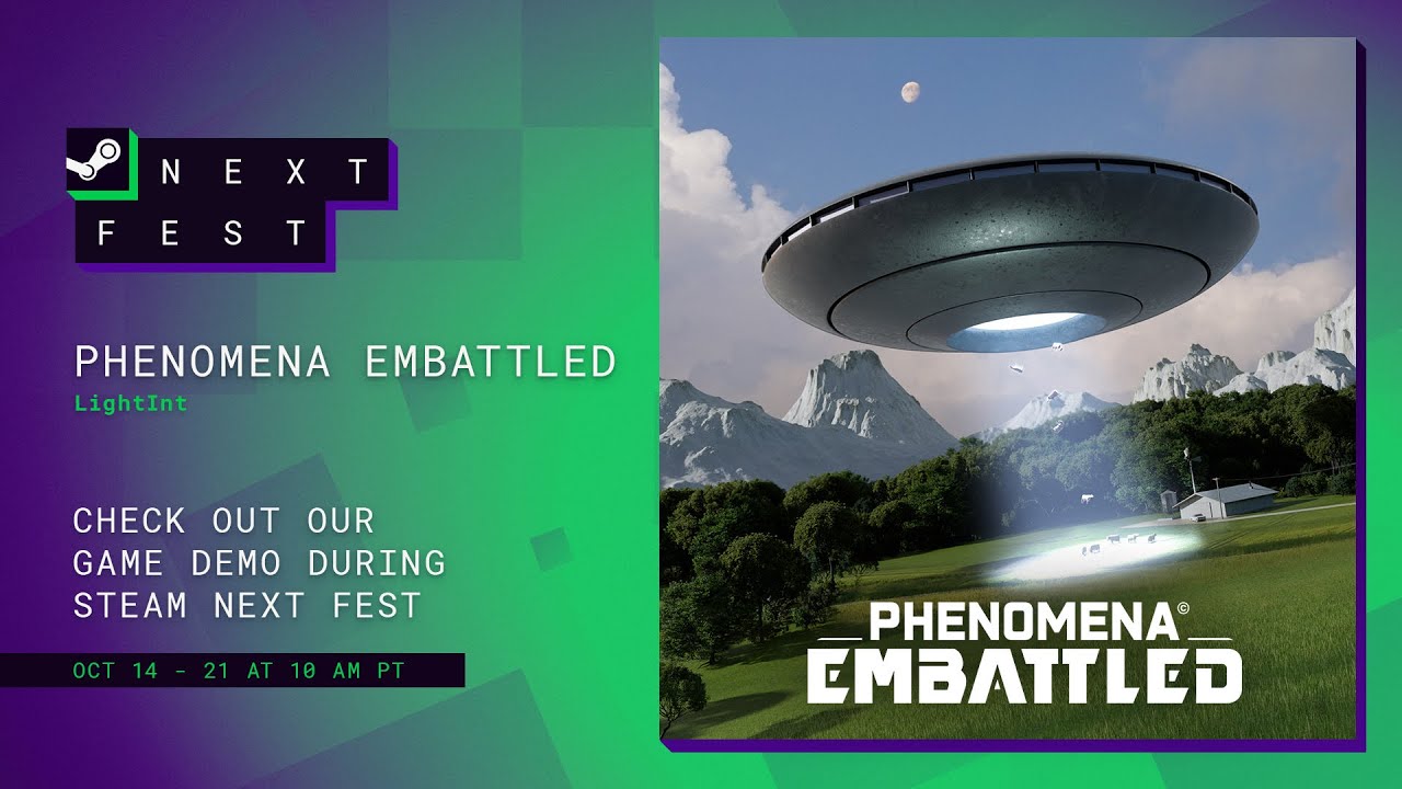 Phenomena Embattled - Demo v3.0 Launch Trailer 