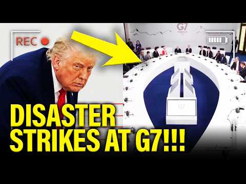 Trump has DISASTER G7 PRESSER and NEARLY COLLAPSES on LIVE TV