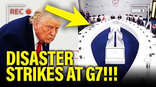 Trump has DISASTER G7 PRESSER and NEARLY COLLAPSES on LIVE TV