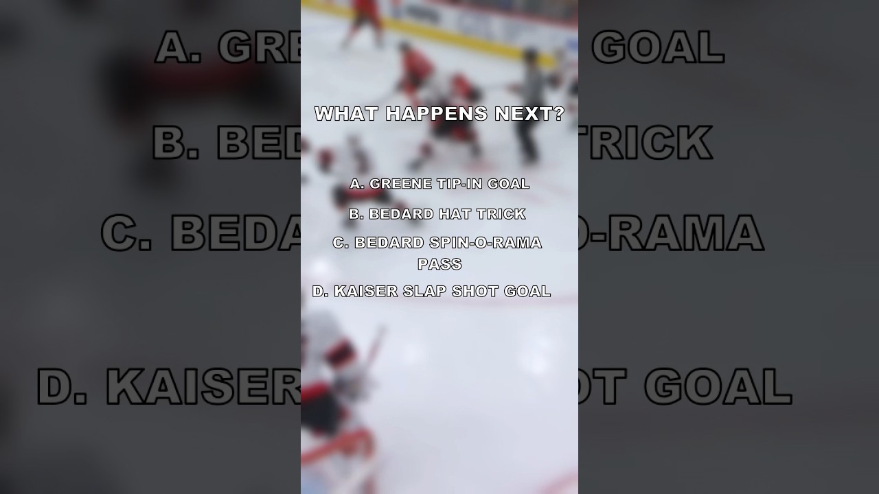 time to put your hawkey knowledge to the test 🧠⏰ #connorbedard #nhl #blackhawks #chicago