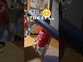 ギリ当たらない三男の身のこなしw#ふじやま家族 #子育て#育児#日常生活
