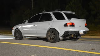 Subaru Impreza Outback with eBay exhaust