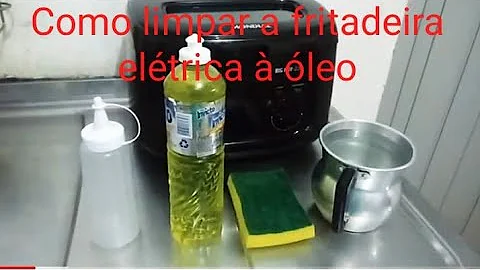 Como limpar a fritadeira Mondial Big Fry?