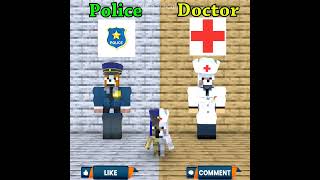Do You Want The Dog To Become The Doctor Or The Police? 🤔️