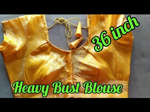 Heavy bust size blouse stitching.. 
