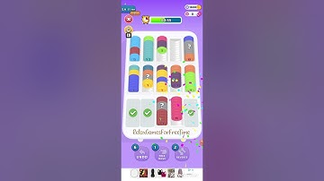 Coin Sort - color sorting merge number arcade puzzle brain game - Daily Challenge 27/06/2024 #games