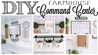 DIY Farmhouse Command Center