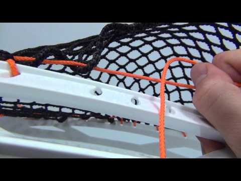 Goalie Sidewall Tutorial: 12 Diamond Mesh in a Nemesis Lyte