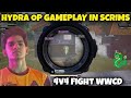 HYDRA OP 4V4 FIGHT 🐉| HYDRAOP 9KILLS CHICKEN DINNER IN SCRIMS | DYNAMITE OP NADE | HYDRA ESPORTS