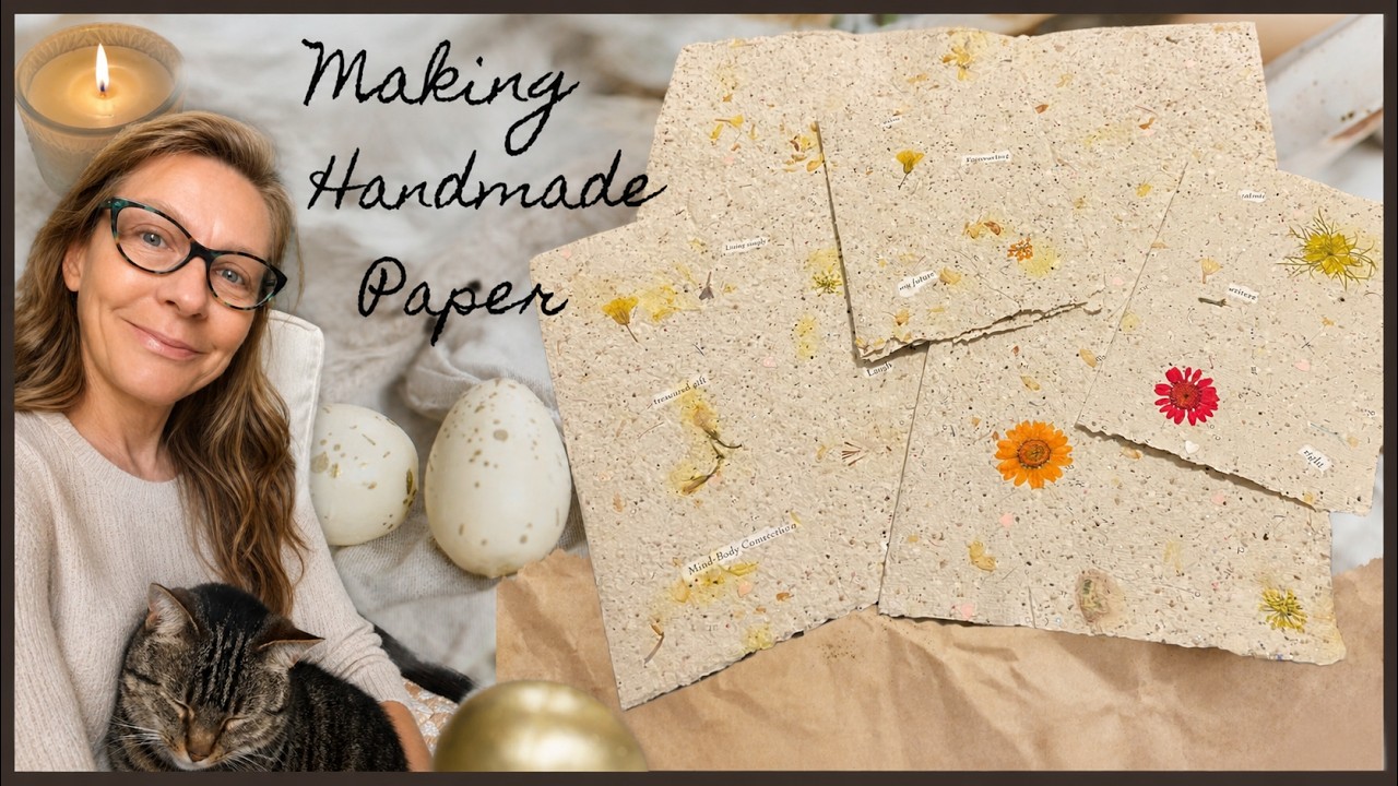 Beginner Friendly Handmade Paper Tutorial - YouTube