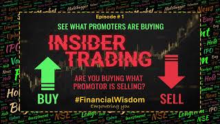 E#1 ALERT!  Promoters Are SELLING These Stocks. Are you BUYING? #insidertrading Follow Smart Money