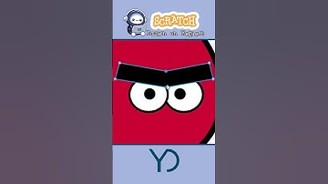 Scratch Drawn on Request : Red (Angry Bird) #shorts