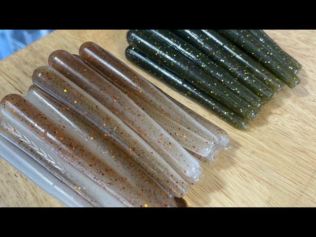 SOFT PLASTIC TUBES ~ My Least Favorite Baits To Make!! 