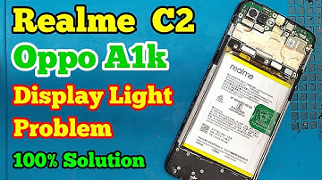 Realme C2 | Oppo A1k | RMX1941 | Display Light Solution | Lcd Light Solution | Prime Telecom |