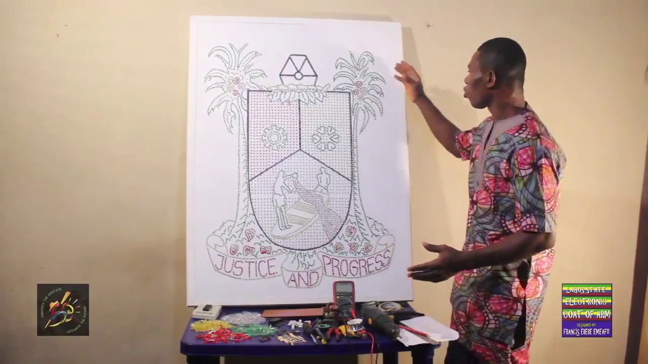 LAGOS STATE ELECTRONIC COAT OF ARM TO CELEBRATE LAGOS AT 50. LAGOS50