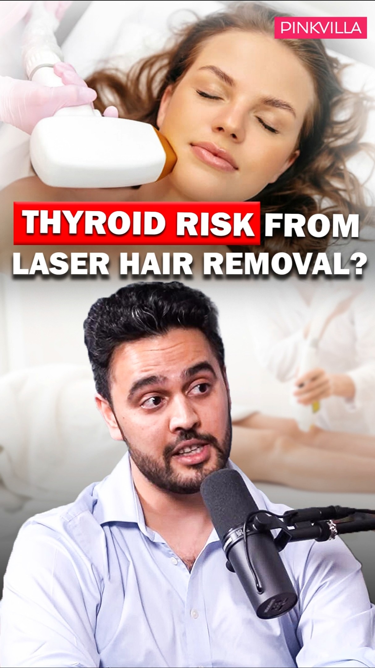 Laser Hair Removal CAUSES Thyroid? Dermatology Expert REVEALS | #shorts #skincare #health