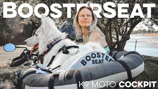 K9 Moto BoosterSeat to custom fit the Cockpit for your dog or growing puppy | Gear Guide