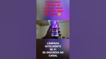 INCRÍVEL LÂMPADA INTELIGENTE E ASSISTENTE VIRTUAL NO CELULAR QUE COMBINAÇÃO PERFEITA. #shorts #alexa
