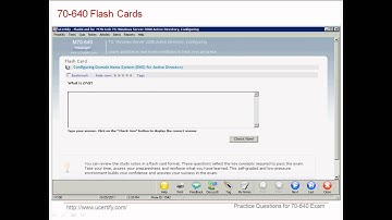 uCertify 70-640 Practice Test