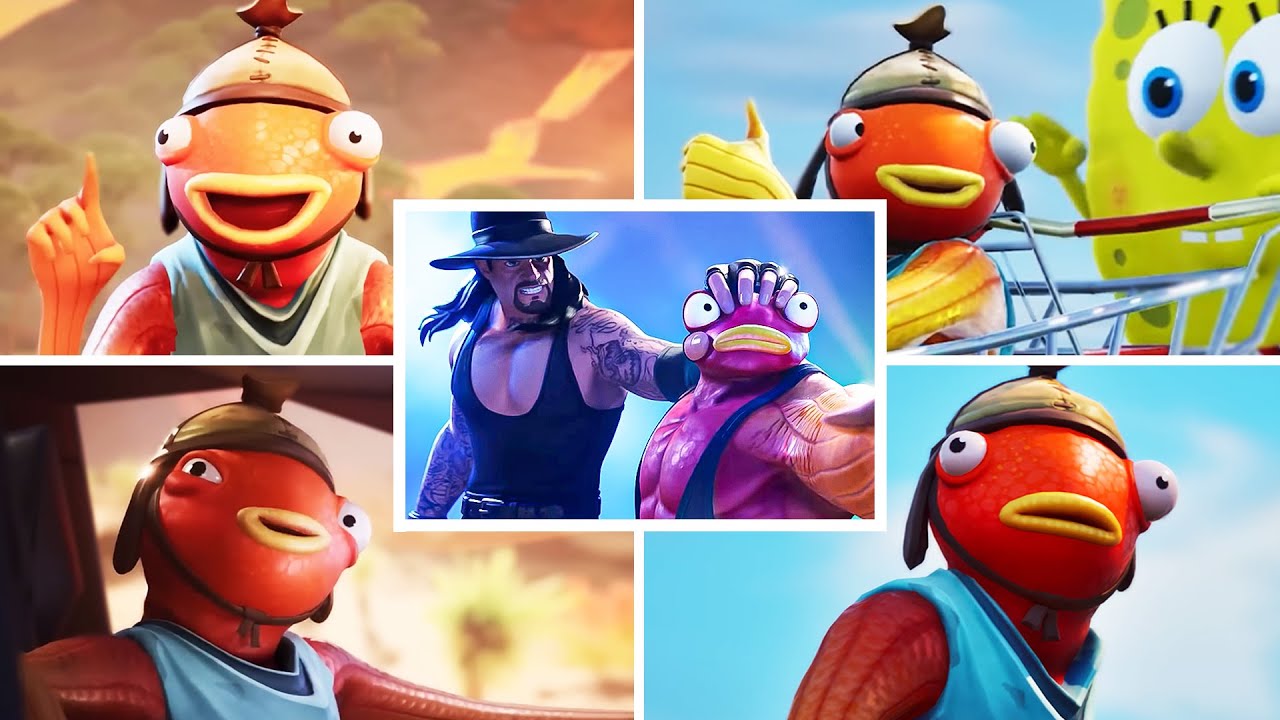 Evolution of Fishstick in All Fortnite Trailers & Cutscenes ...