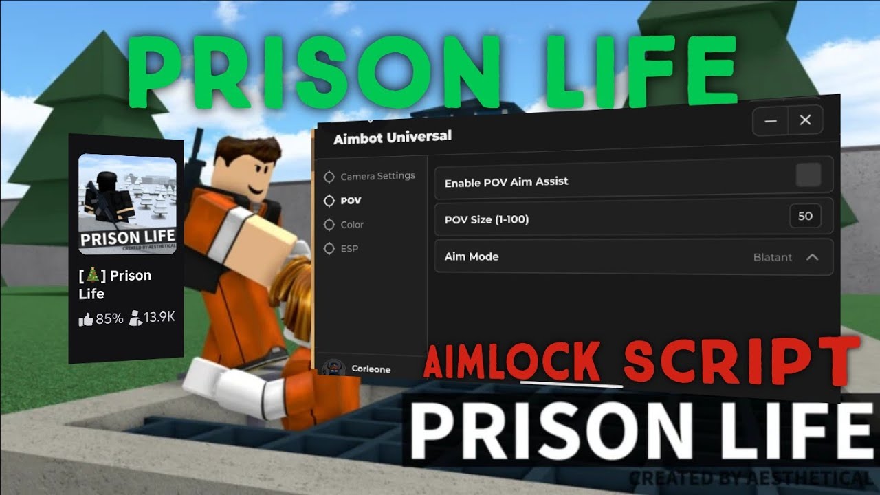 *NEW* Prison Life Aimbot Script | Pastebin, Aimlock, Esp