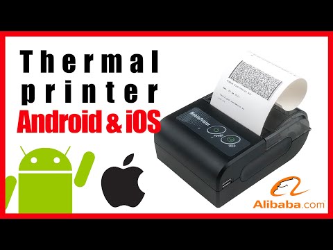 Thermal printer Bluetooth USB 58mm iPhone Android Mac Windows print PDF receipt business restaurant