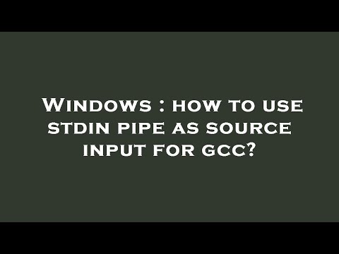 Windows : how