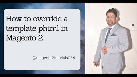 How to override a template phtml in Magento 2
